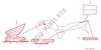 EMBLEM/STREIFEN (F3V) für Honda CB 400 SUPER FOUR  VERSION S 2J 1997
