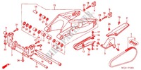 SCHWINGE (CBR900RR'02,'03) für Honda CBR 954 RR 2002