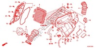 ABDECKUNG, VORNE/LUFTFILTER für Honda CRF 250 L RED 2013