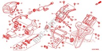 HECKLEUCHTE(2) für Honda CRF 250 L RED 2013