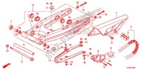 SCHWINGE/KETTENGEHAEUSE für Honda CRF 250 L RED 2013