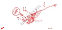 KURBELGEHAEUSEDECKEL, L./ GENERATOR(2) für Honda CRF 450 R 2012