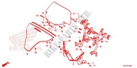 LENKERGRIFF/LENKER DECKEL/WIND SCREEN für Honda CTX 700 DCT ABS 2014