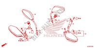SPIEGEL   HANDSCHUTZ für Honda CRF 250 L 2017