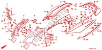 HECKVERKLEIDUNG (FJS600A/D9) für Honda SILVER WING 600 GT ABS 2011