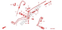 STUFE/KICKARM/ SCHALTPEDAL für Honda FTR 223 2013