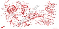 SITZ/WINDLAUF, HINTEN für Honda F6B 1800 BAGGER DELUXE 2AC 2013