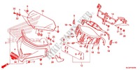 LENKERGRIFF/LENKER DECKEL/WIND SCREEN für Honda F6B 1800 BAGGER 2AC 2014