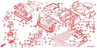 GEPAECKRAUM, ABDECKUNG für Honda GL 1800 GOLD WING ABS NAVI 2012
