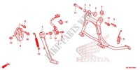 HAUPTSTAENDER/BREMSPEDAL für Honda GL 1800 GOLD WING ABS NAVI 2012