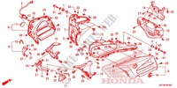 SITZ/WINDLAUF, HINTEN für Honda GL 1800 GOLD WING ABS NAVI 2012