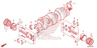 KURBELWELLE/KOLBEN für Honda GOLD WING 1800 F6C VALKYRIE 2014