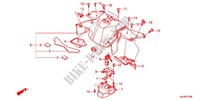 MITTELABDECKUNG/GEHAEUSEABDECKUNG für Honda NC 750 X ABS DCT LOWER, E Package 2014