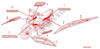 EMBLEM/STREIFEN (ANF110/AFS110A) für Honda WAVE 110 Kick start Front brake drum 2009