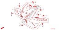FRONTVERKLEIDUNG (ANF110/AFS110A) für Honda WAVE 110 Kick start Front brake drum 2009