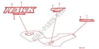 MARKE für Honda NT 650 HAWK GT 1991
