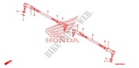 SPURSTANGE für Honda TRX 250 FOURTRAX RECON Electric Shift 2009