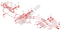 ABGAS SCHALLDAEMPFER(2) für Honda SPORTRAX TRX 400 X 2009