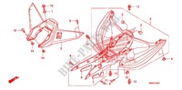 KOTFLÜGEL HINTEN (TRX400EX'08/X'09/X'12/X'13/X'14) für Honda SPORTRAX TRX 400 X 2014