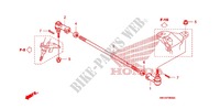 SPURSTANGE für Honda SPORTRAX TRX 400 X 2014