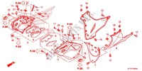 TAFEL, VORNE/GEHAEUSEUNTERTEIL (CBR125RW'07,'08,'09,'10) für Honda CBR 125 2008