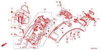 KOTFLÜGEL HINTEN (CB1100CAD/NAD) für Honda CB 1100 EX ABS, E Package 2017