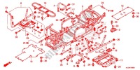 RAHMENKOERPER für Honda PIONEER 700 M4 RED 2017
