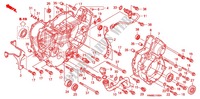 KURBELGEHAEUSEABDECKUNG für Honda FOURTRAX 680 RINCON CAMO 2012