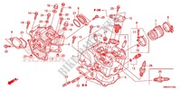 ZYLINDER/ZYLINDERKOPF für Honda FOURTRAX 680 RINCON CAMO 2012