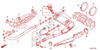 ABGAS SCHALLDAEMPFER(2) für Honda FOURTRAX 680 RINCON CAMO 2017
