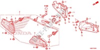 HECKLEUCHTE(2) für Honda FOURTRAX 680 RINCON CAMO 2017