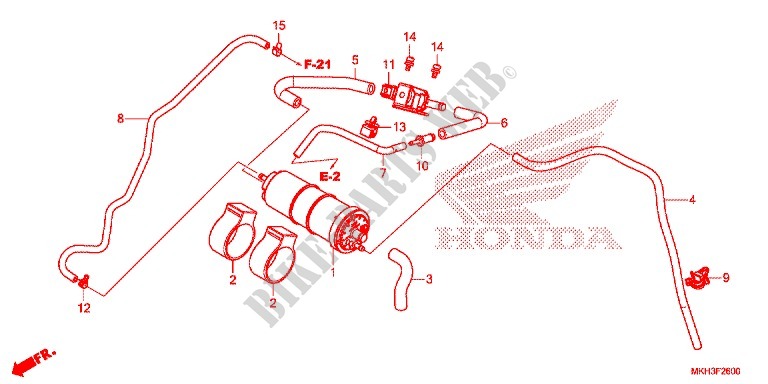 AKTIVKOHLEBEHAELTER für Honda X ADV 750 2018