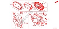 KOMBIINSTRUMENT für Honda CRF 250 LOWER RED 2018
