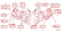 WARNETIKETT(1) für Honda ST 1300 ABS POLICE 2012