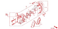 VORDERRAD BREMSSATTEL für Honda VT 400 SHADOW CLASSIC ABS 2014