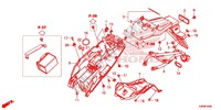 KOTFLUEGEL, HINTEN für Honda MSX GROM 125 2013