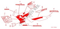 EMBLEM/STREIFEN (CBR150R3/CBR150R4 2TH) für Honda CBR 150 M RED 2004