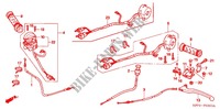 HEBELGRIFF/SCHALTER/KABEL (CBR150R3 7) für Honda CBR 150 M RED 2004