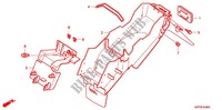 KOTFLÜGEL HINTEN (CBR150R3 7) für Honda CBR 150 M RED 2004