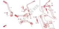 BREMSPEDAL/ KICKSTARTER ARM (1) für Honda NSR 50 1992