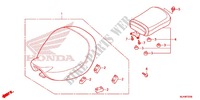 SATTEL (VT750C/CS) für Honda SHADOW VT 750 AERO 2015