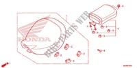 SATTEL (VT750C/CA/CS) für Honda SHADOW VT 750 AERO C-ABS 2014