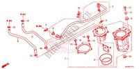 KRAFTSTOFFTANK/KRAFTSTOFFPUMPE für Honda SHADOW VT 750 AERO C-ABS RED 2015
