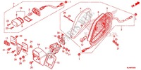 RÜCKLICHT (VT750C/CS) für Honda SHADOW VT 750 AERO C-ABS RED 2015