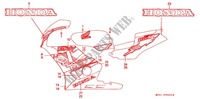 EMBLEM/STREIFEN (CBR400RRR) für Honda CBR 400 RR FIREBLADE With speed warning light 1995