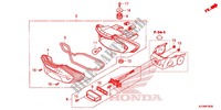 RÜCKLICHT (NBC110KDF/MDF/MCD) für Honda EX5 110 Electric start, Spoked wheels 2017