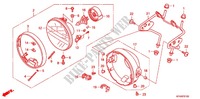 SCHEINWERFER (VTR250/L) für Honda VTR 250 PGMFI 2012