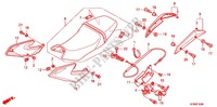 SITZ/SEITENABDECKUNG für Honda VTR 250 PGMFI 2011