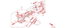 VORDERRAD BREMSSATTEL für Honda VTR 250 PGMFI 2012