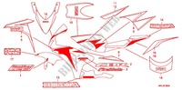 EMBLEM/STREIFEN (5) für Honda CBR 1000 RR FIREBLADE TRICOLORE 2011